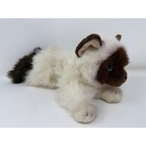 Aurora Persian Himalayan Cat Realistic Life Like Blue Eyes Plush Stuffed Animal